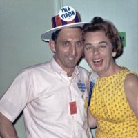 May 1966 - District 4C-4 Convention, Hoberg’s Resort, Lake County - Charlie Bottarini and (wife) enjoying the hospitality room.