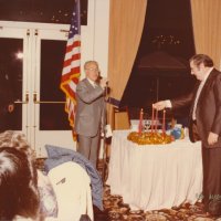 6/17/1967 - Installation of Officers, South San Francisco Elks Club - Standing from left: guest, Stephen Kish, Bill Tonelli, and Ron Fains. Seated: Irene Tonelli.