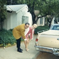 May 1968 - District 4C-4 Convention, Hoberg’s Resort, Lake County - Looks like Pete Bello is doing a leg check for Linnie Faina, or not.