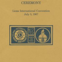 7/5/67 - 50th Anniversary Commemorative Stamp Souviner Program and Stamp - cover