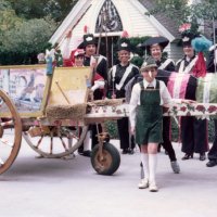 7/20/75 - Italian Festival, Children’s Fairyland, Oakland -  L to R carabinieri only: Bud & Kay Coletti, Irene Tonelli, Marylin & Ray Squeri.