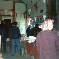 1/31 & 2/1/1976 - Rummage Sale, Pete Bello’s garage, Silver & Lisbon Streets - Ray Hagerman (center under door.)