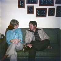 2/27/79 - District Convention Prep Meeting, Frank Ferrera’s residence, San Bruno - Marge (Giulio Francesconi’s girlfriend) and Joe Farrah.