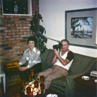 2/27/79 - District Convention Prep Meeting, Frank Ferrera’s residence, San Bruno - Estelle Bottarini and Giulio Francesconi.