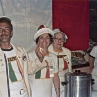 May, 2-5, 1979 - District 4-C4 Convention, El Rancho Tropicana, Santa Rosa - Convention photos - L to R: Mike Castagnetto, Eva Bello, Emma Giuffre, and Lorraine Castagnetto.