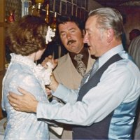 6/17/78 - Pre-Installation Party, Ferrera residence, San Bruno - L to R: Frances & Mike Spediacci, Frank Ferrera, Gino Benetti (?, in back), and Pat Martin (partial).