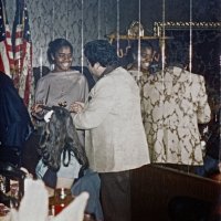 3/5/79 - Club Student Speaker Contest, L & L Castle Lanes, San Francisco - Subject: “Who Am I” -  Joe Farrah presenting an award to one of our 4 contestants.