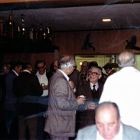 1/13/83 - Men Only Barbecue, Pacific Rod & Gun Club, San Francisco - Most unknown; Ozzie Buoncristiani, center facing camera, and Howard Pearson on right.
