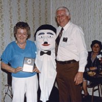 5/4-7/83 - District 4-C4 Convention, El Rancho Tropicana, Santa Rosa - L to R: Dorothy & Howard Pearson, and Claire Holl.