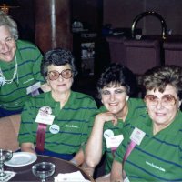 5/22/93 - Marriott Hotel, Milpitas - L to R: Irene Tonelli, Estelle Bottarini, Margot Clews, and Anne Benetti.