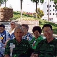 5/22/93 - Marriott Hotel, Milpitas - Foreground: Charlie (left) with Lyle Workman.