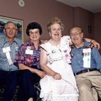 5/22/93 - Marriott Hotel, Milpitas - L to R: Charlie & Estelle Bottarini and Irene & Bill Tonelli.