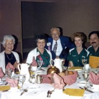 5/17/1997 - Radisson Hotel, Sacramento - L to R: Blanche Fregosi, Estelle Bottarini, Bill Tonelli, and Kathy & George Salet.