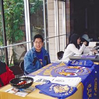 3/4/05 - Lowell Leo Club - Members of the Leos display Leo and Lions information at a fair at their school.