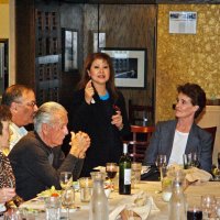 3/18/09 - Bertolucci’s Ristorante, South San Francisco - Guest Speaker: Michelle Ramirez with Coalition of Concerned Medical Professionals - L to R: Estelle Bottarini, Lorraine & Mike Castagnetto, George Salet, Ester Lee, candidate for 2nd Vice District Governor, Kathy Salet, and Al Gentile.