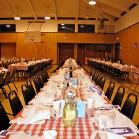 2/23/08 - 26th Annual Crab Feed - Janet Pomeroy Recreation & Rehabilitation Center, San Francisco - Tables are all set just before the guests take their chairs.