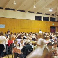 2/23/08 - 26th Annual Crab Feed - Janet Pomeroy Recreation & Rehabilitation Center, San Francisco - Guests enjoying.