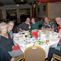 11/29/09 - 31st Annual Guilio Francesconi Charity Raffle drawing, Italian American Social Club, San Francisco - Guests enjoying.