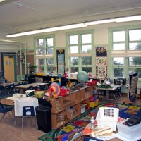 11/20/09 - Thanksgiving Luncheon, Mission Education Center, San Francisco - View of one of the classrooms.