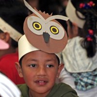 11/20/09 - Thanksgiving Luncheon, Mission Education Center, San Francisco - Cameo of a student.