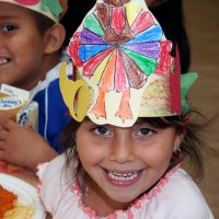 11/20/09 - Thanksgiving Luncheon, Mission Education Center, San Francisco - Cameo of a student.