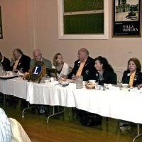 10/20/10 - District Governor Mike Simonini’s Official Visitation - Italian American Social Club, San Francisco - L tor: Lydia Taylor-Bellinger, Cabinet Secretary; Carl Tebell, Regional Chairman; Ward Donnelly, Secretary; Bre Jones, President; Michael Simonini, District Governor & wife Jane; Esther Lee, 1st Vice District Governor; Robert Wilson, 2nd Vice District Governor.