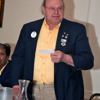 10/20/10 - District Governor Mike Simonini’s Official Visitation - Italian American Social Club, San Francisco - Regional Chairman Carl Tebell introducing District Governor Michael Simonini.