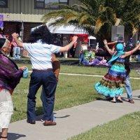 5/21/10 - District 4-C4 Convention, Sacramento - Costume Parade - Lion members on parade.