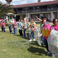 5/21/10 - District 4-C4 Convention, Sacramento - Costume Parade - Lion members on parade.