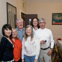 2/20/10 - 27th Annual Crab Feed, Italian American Social Club, San Francisco - The Lowe group; 2nd and 3rd from left is Jackie & Jerry Lowe.