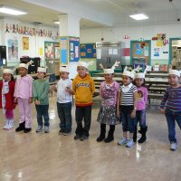 12/16/11 - Annual Christmas with Santa - Mission Education Center, San Francisco - The first class of the day filled with “Rudolphs” lining up to perform their song for Santa.