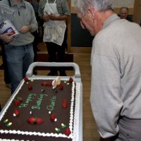 2/19/11 - 28th Annual Castagnetto / Spediacci Memorial Crab Feed - Italian American Social Club, San Francisco - Helping to celebrate Charlie Bottarini’s 90th Birthday. His birthday was on February 16th, three days before the crab feed.