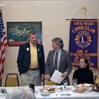 2/16/11 - Annual Student Speaker Contest - Topic: “Enforcing Our Borders: State versus Federal Rights” - Italian American Social Club, San Francisco - Zone Chairman Bill Stipinovich announces when the Zone Student Speaker Contest will take place along with Paul Corvi and Bre Jones.