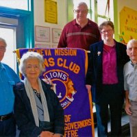 11/18/11 - Annual Thanksgiving Luncheon - Mission Education Center, San Francisco - Front: Joe & Emily Farrah; back, l to r: Robert Quinn, Jackie Cash, and Charlie Bottarini.