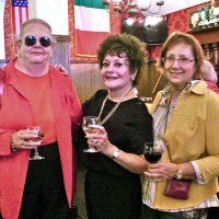 7/18/12 - Installation of Officers at the Italian American Social Club, San Francisco - L to R: Sharon Eberhardt, Emily Powell, and guest.