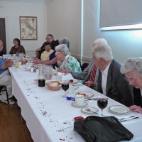 7/18/12 - Installation of Officers at the Italian American Social Club, San Francisco - L to R, starting on left side: guest, Margine Sako (new member), Handford Clews, Laverne Cheso, Margot Clews, Sandee Ige, Arline Thomas, Al Gentile, and Galdo & Pat Pavini.