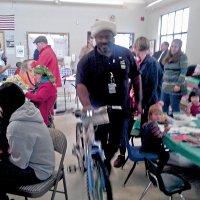 12-1-12 - Leo meeting, decorating party, and Bike Givaway.