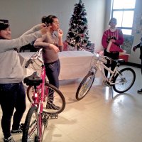 12-1-12 - Leo meeting, decorating party, and Bike Givaway.