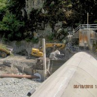 5-19-16 - View of the dam project that Stephen Martin has been working on the past couple of months.