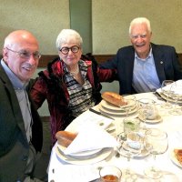 7-16-16 - 67th Installation of Officers, Basque Cultural Center, South San Francisco - L to R: Bill Graziano, Arline Thomas, and Al Gentile.