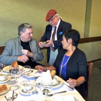 7-16-16 - 67th Installation of Officers, Basque Cultural Center, South San Francisco - L to R: Bob Fenech, Bob Lawhon, and Leona Wong.