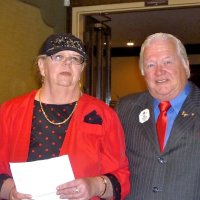 7-16-16 - 67th Installation of Officers, Basque Cultural Center, South San Francisco - Sharon Eberhardt, and Emil Kantola, Installing Officer.