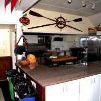 1-20-16 - Mariposa Hunters Point Yacht Club, San Francisco - Reviewing new venue for our upcoming Crab Feed - The kitchen and food prep area.