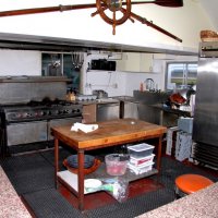 1-20-16 - Mariposa Hunters Point Yacht Club, San Francisco - Reviewing new venue for our upcoming Crab Feed - The kitchen and food prep area.