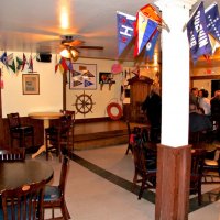 1-20-16 - Mariposa Hunters Point Yacht Club, San Francisco - Reviewing new venue for our upcoming Crab Feed - View of the bar area and the raised stage.