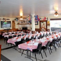 3-5-16 - Mariposa Hunters Point Yacht Club, San Francisco - 31st Annual Crab Feed - The set up work complete, the hall sits ready to be used.