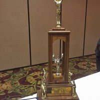 5-15-16 - District 4-C4 Convention, Red Lion Inn, Sacramento - The Greg Hugera Perpetual Award Trophy received for our efforts in the Youth & Community Activities Raffle for having the most tickets sold per capita in the district.