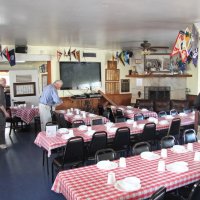 2-18-17 - 32nd Annual Crab Feed, Mariposa Hunters Point Yacht Club, San Francisco - L to R: Bob Fenech, Bill Graziano, Ward Donnelly, and Gerald Lowe.