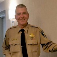 8-27-18 - Lion Steve Martin, newly minted S. F. Deputy Sheriff, very happy to have graduated and be done with bootcamp.