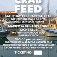 2/24/18 - 33rd Annual Crab Feed - Crab Feed Ticket